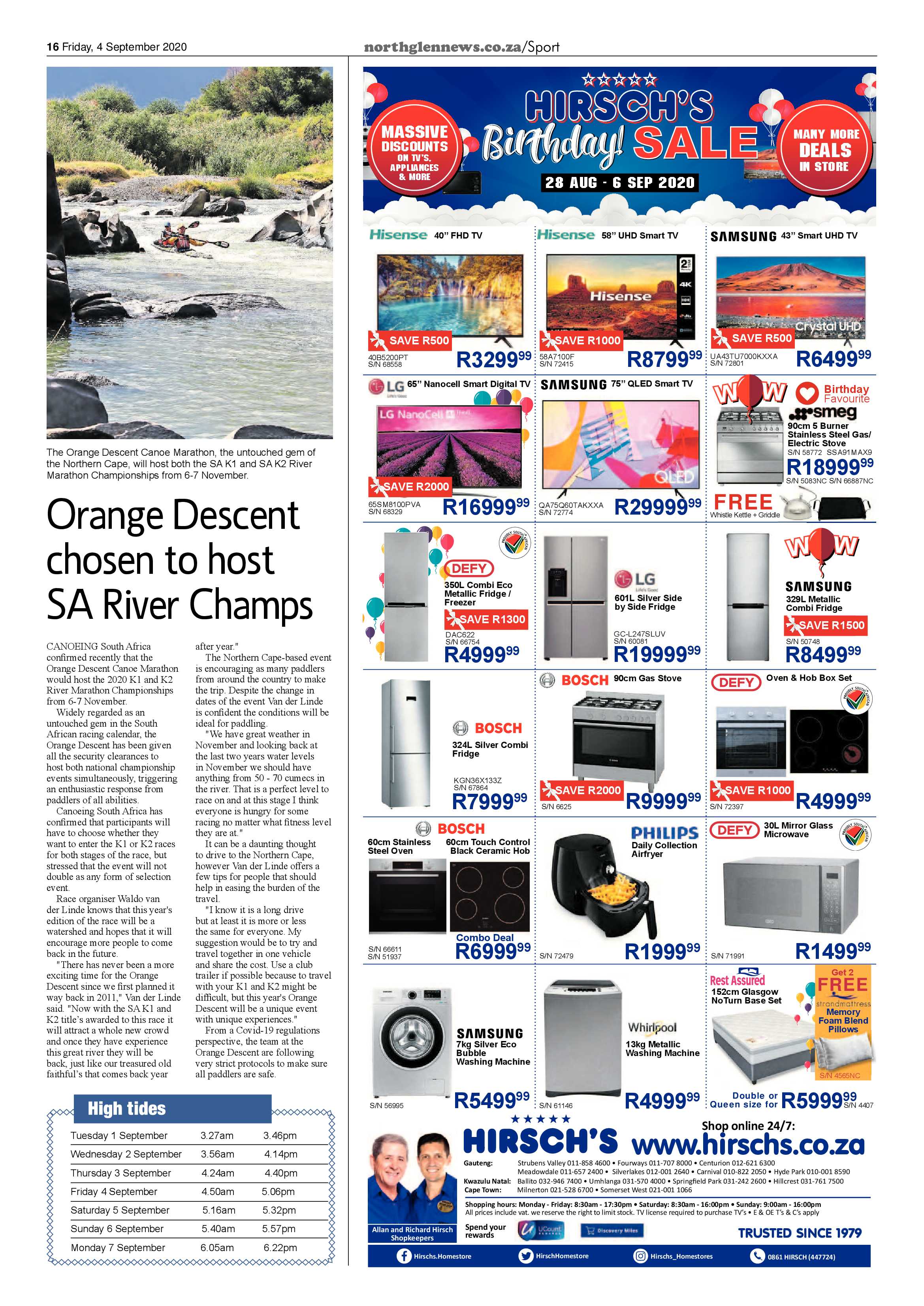 Northglen News 4 September 2020 page 16