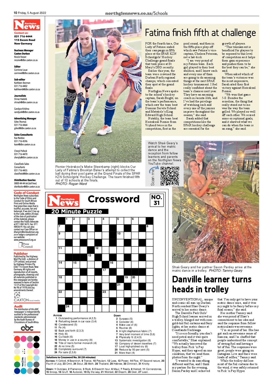Northglen News 5 August 2022 page 10