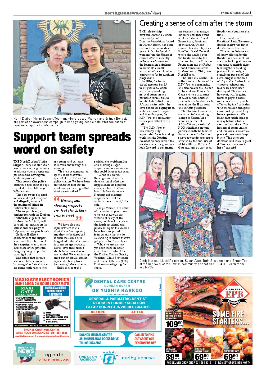 Northglen News 5 August 2022 page 3