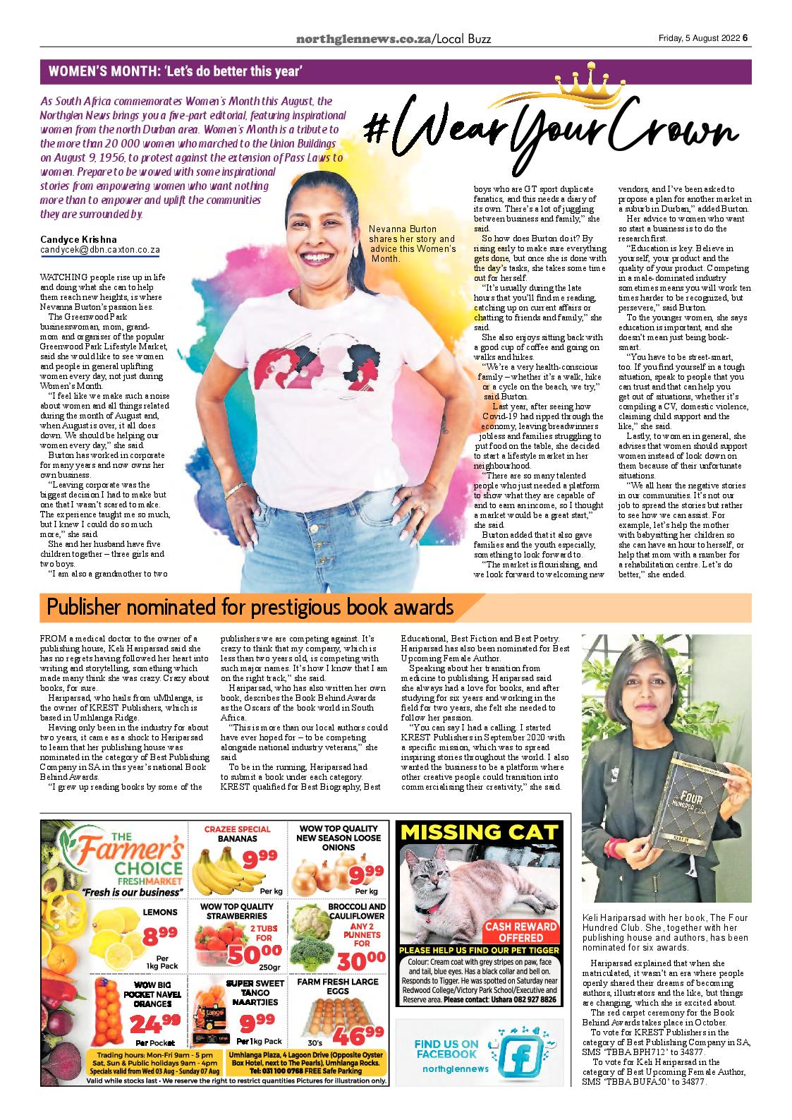 Northglen News 5 August 2022 page 6