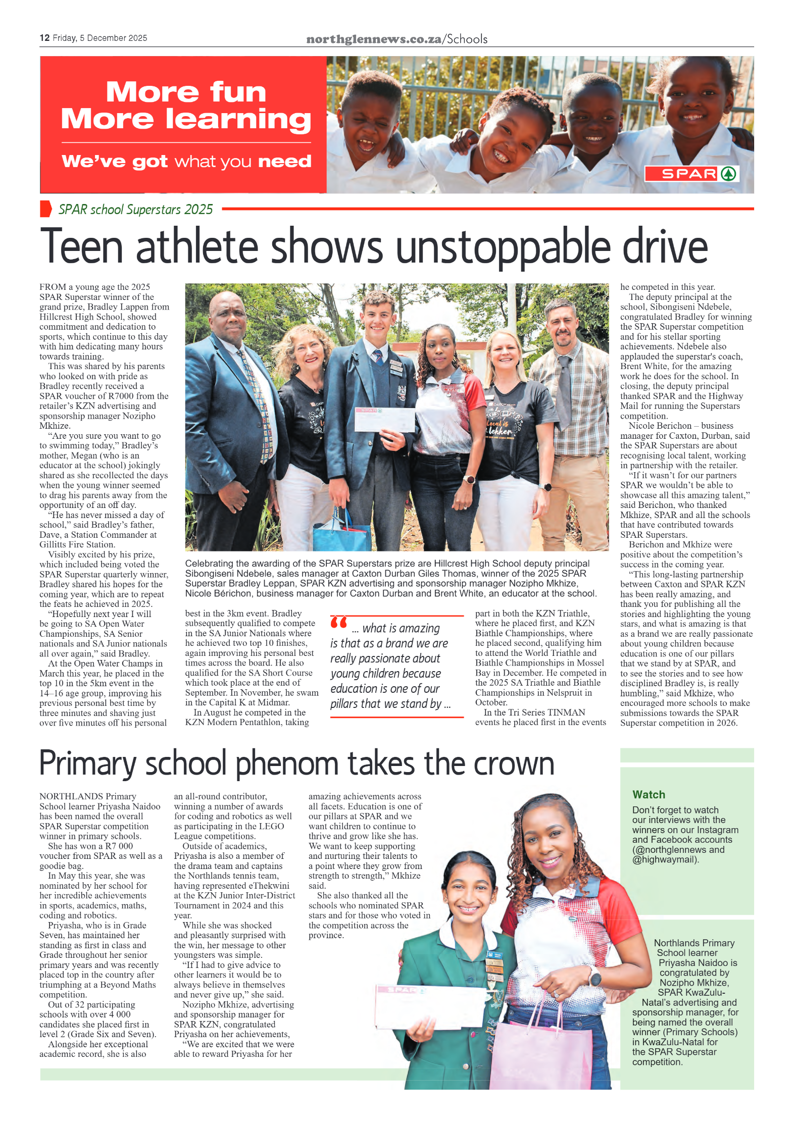 Northglen News 5 December 2025 page 12