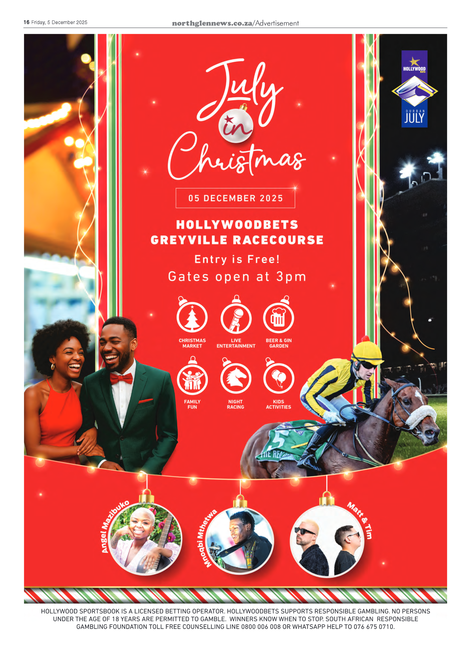 Northglen News 5 December 2025 page 16