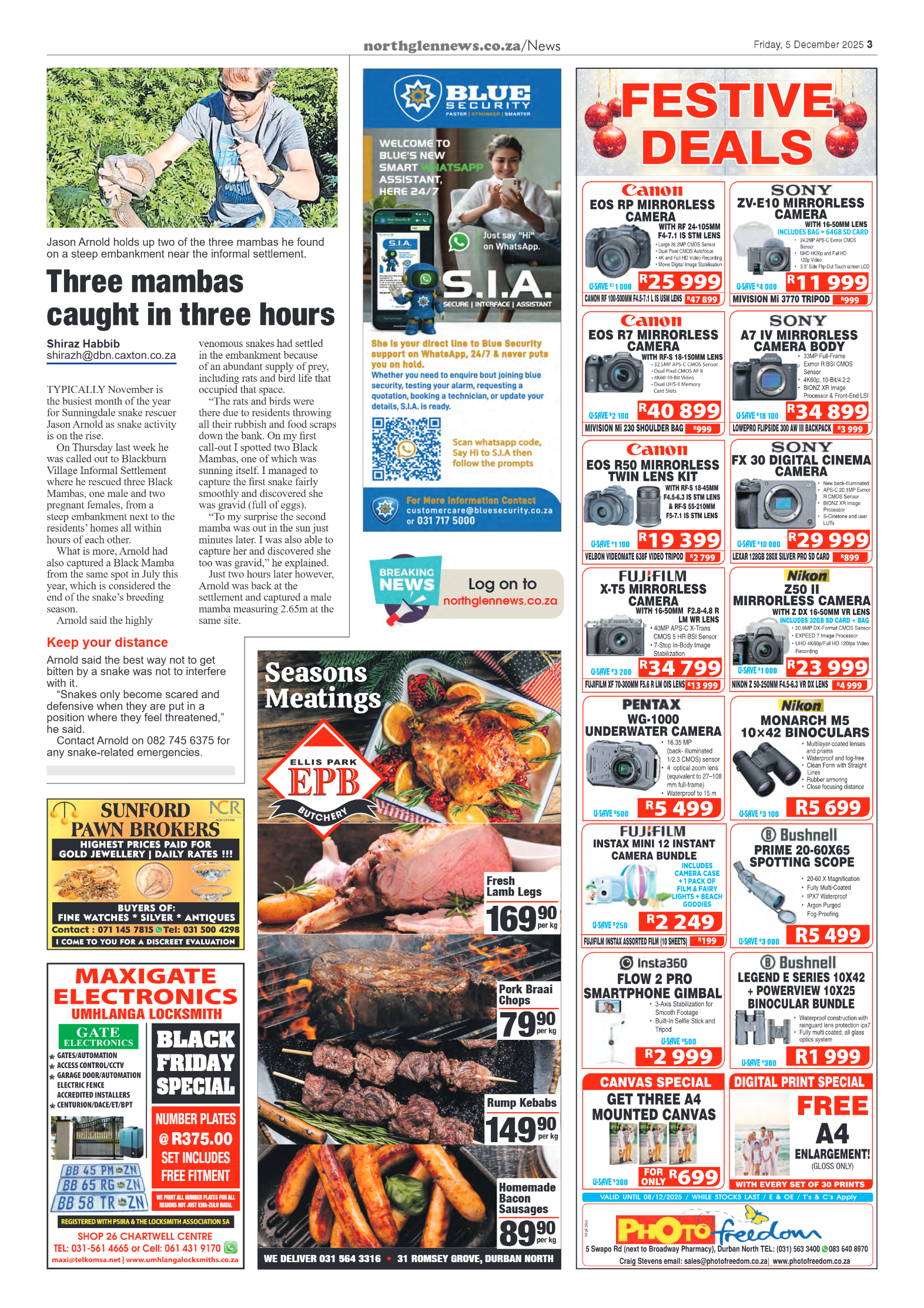 Northglen News 5 December 2025 page 3