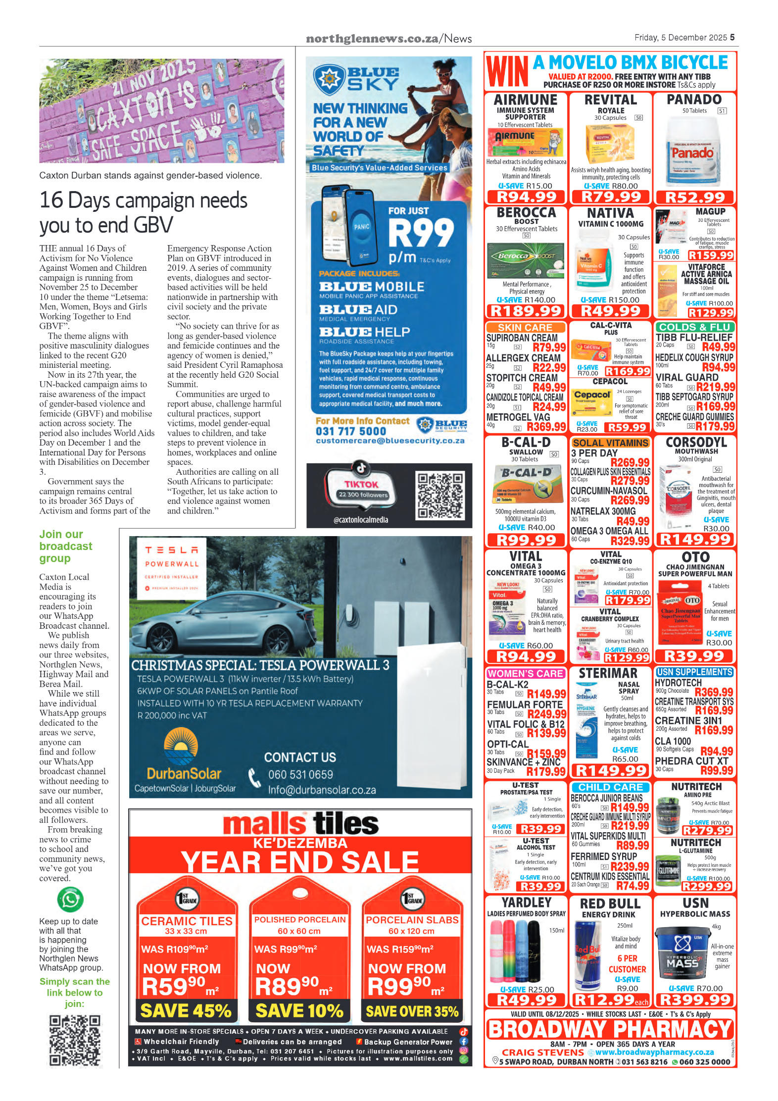 Northglen News 5 December 2025 page 5