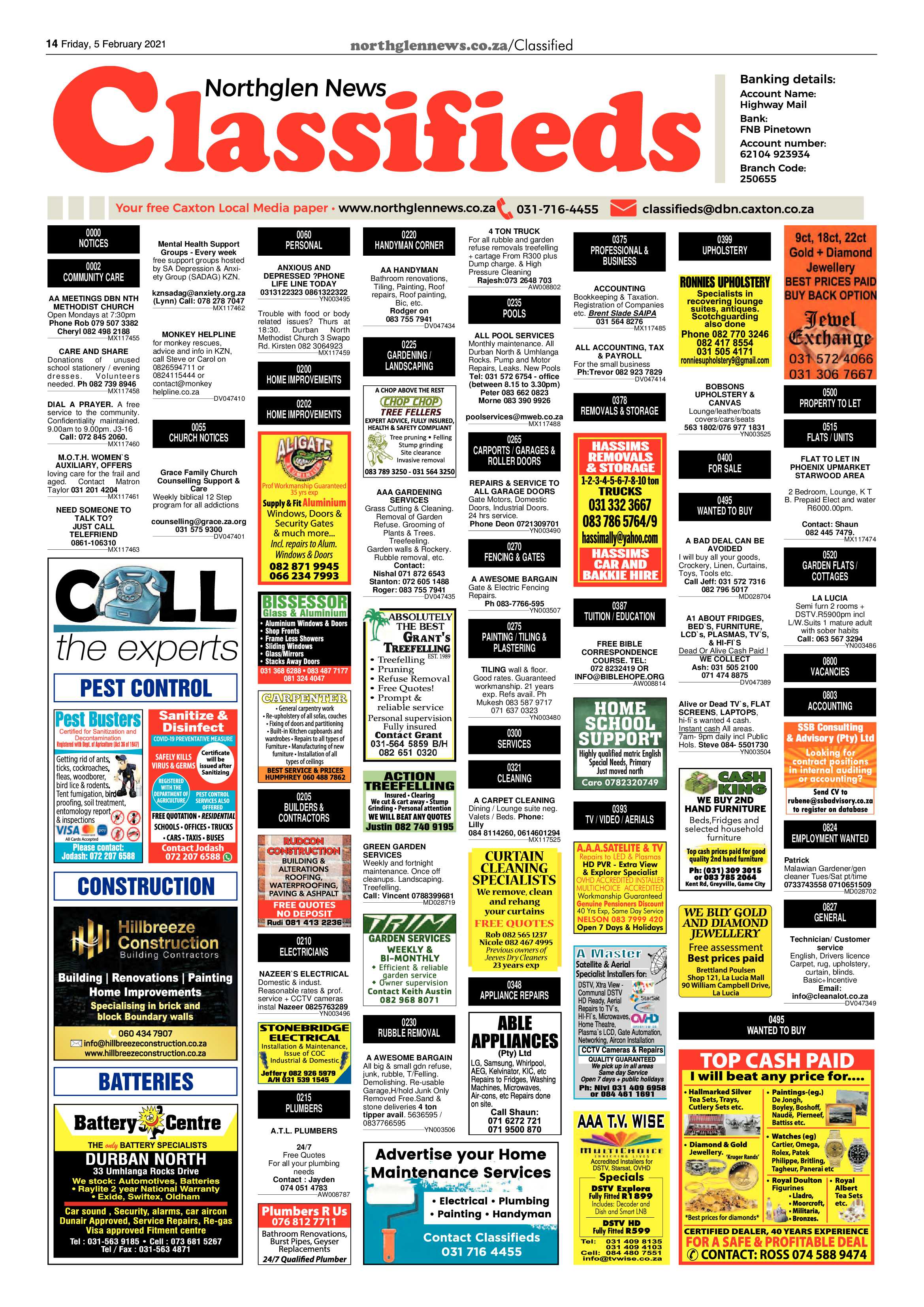 Northglen News 5 February 2021 page 14
