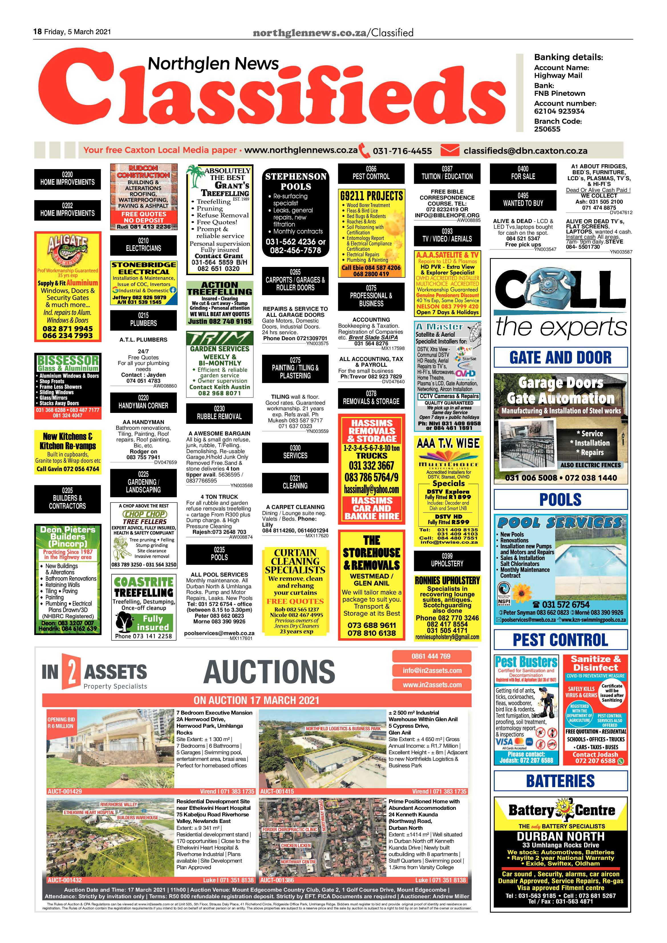 Northglen News 5 March 2021 page 18