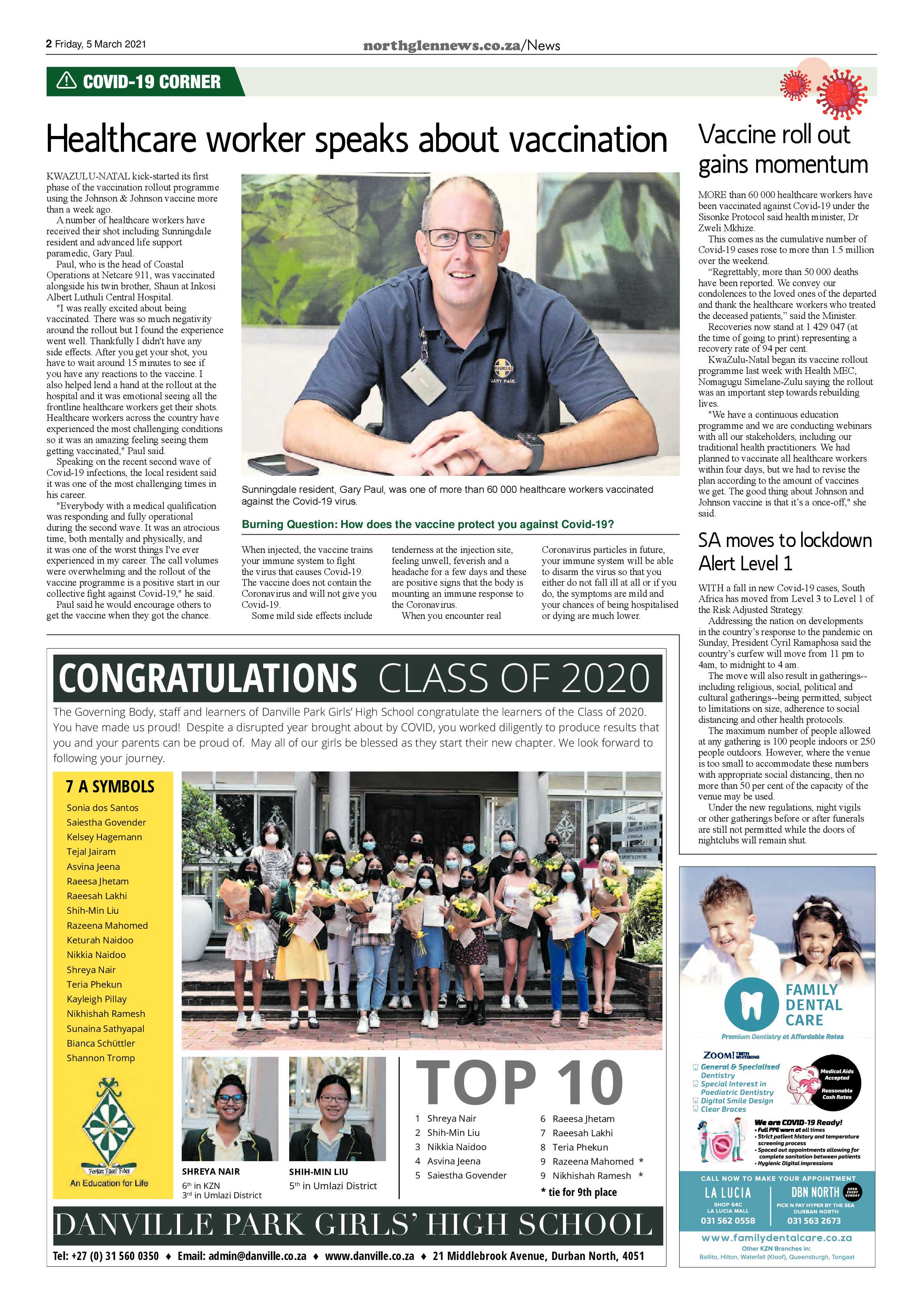 Northglen News 5 March 2021 page 2