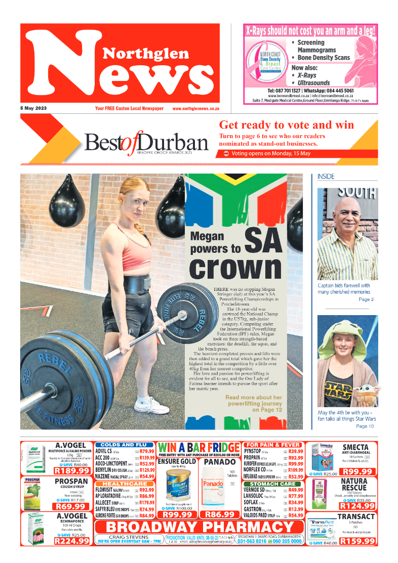 Northglen News 5 May 2023 page 1