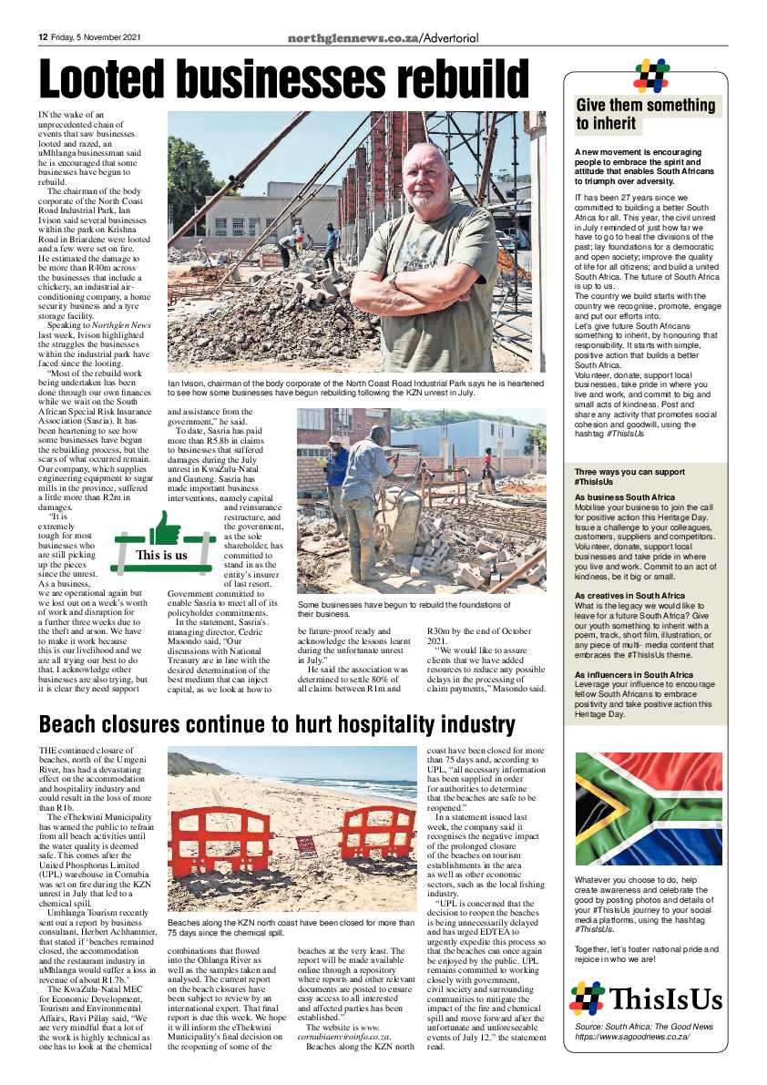Northglen News 5 November 2021 page 12