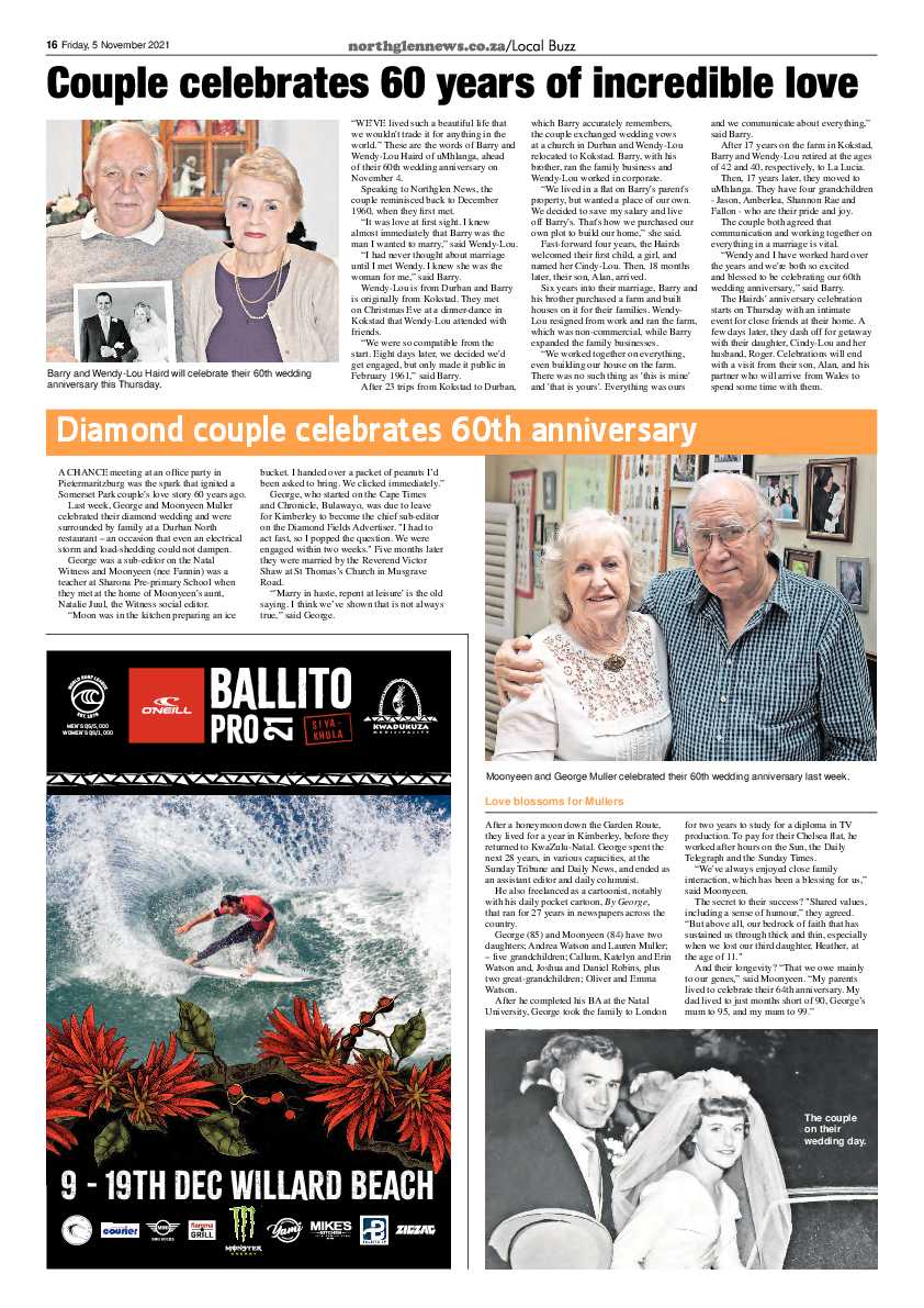 Northglen News 5 November 2021 page 16