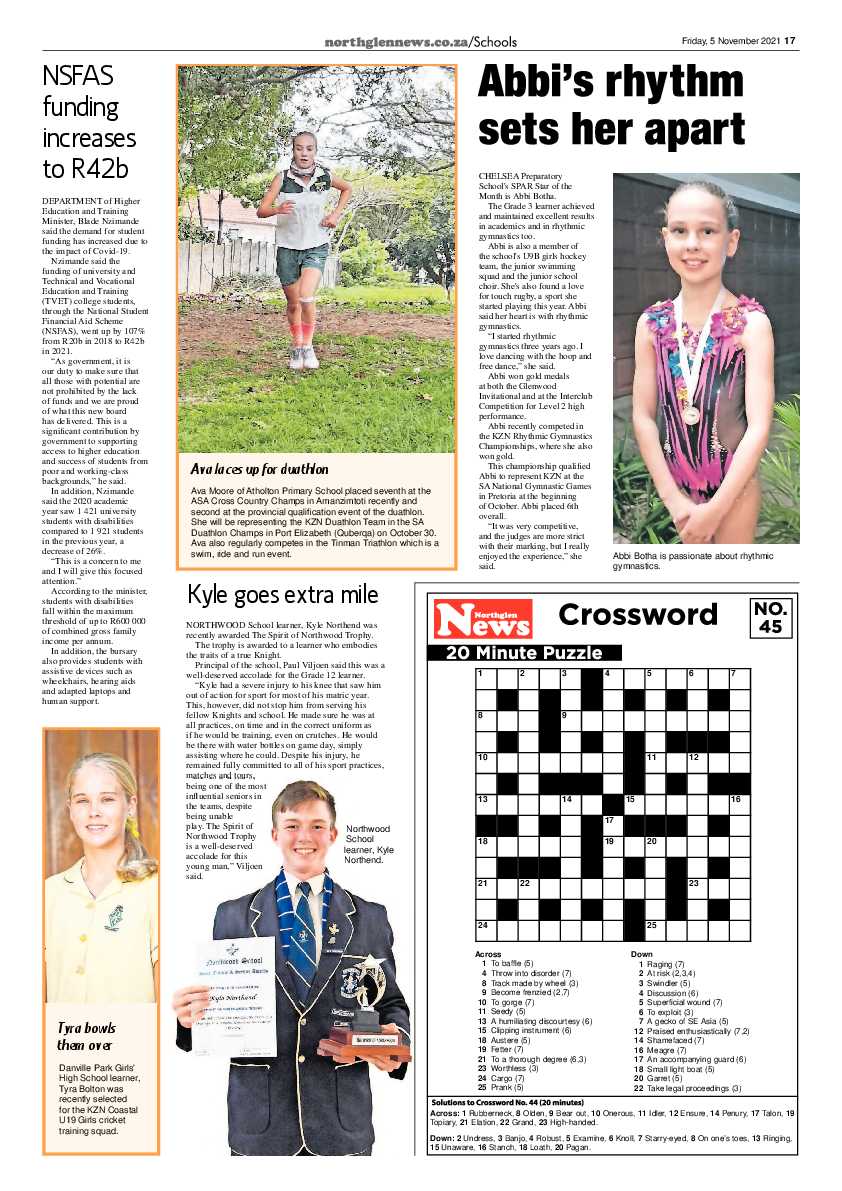 Northglen News 5 November 2021 page 17