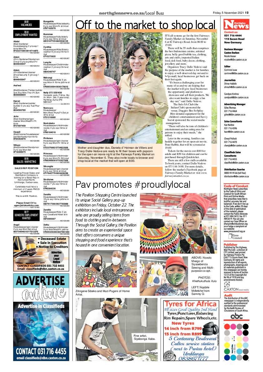 Northglen News 5 November 2021 page 19
