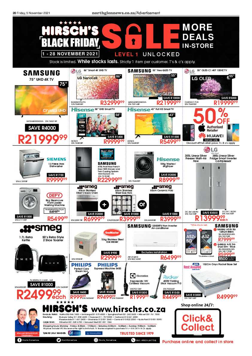 Northglen News 5 November 2021 page 20