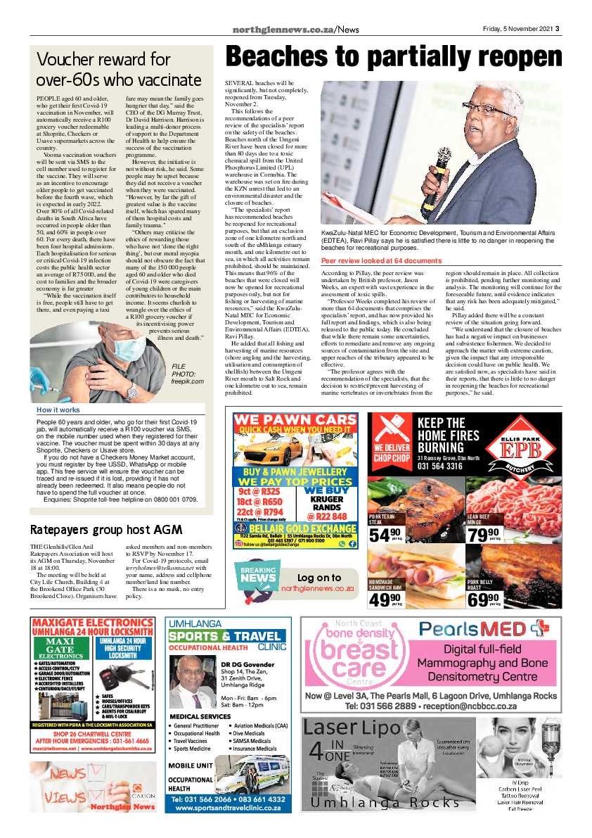 Northglen News 5 November 2021 page 3