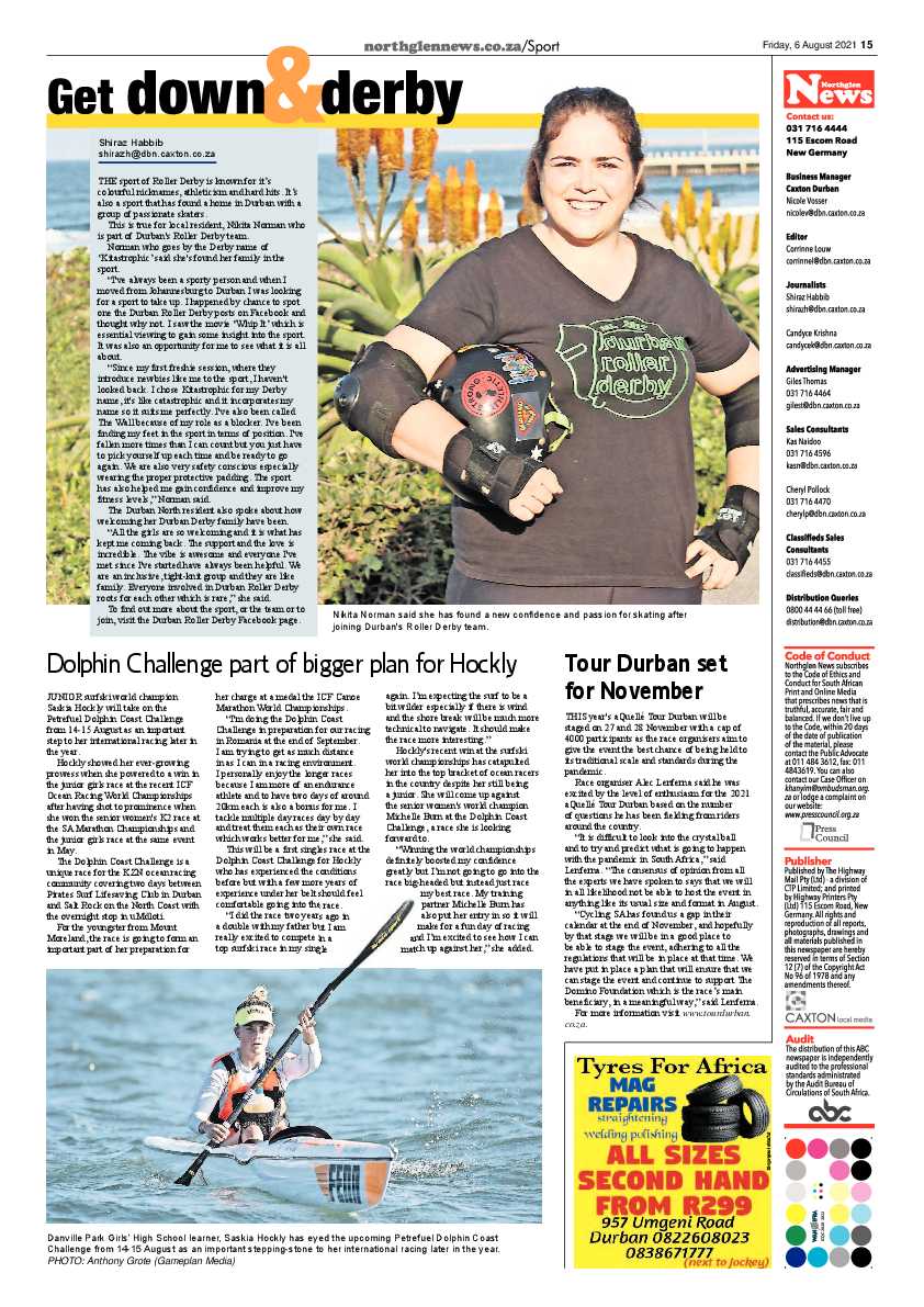 Northglen News 6 August 2021 page 15