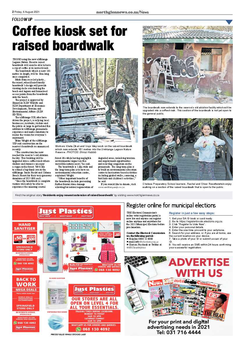 Northglen News 6 August 2021 page 2