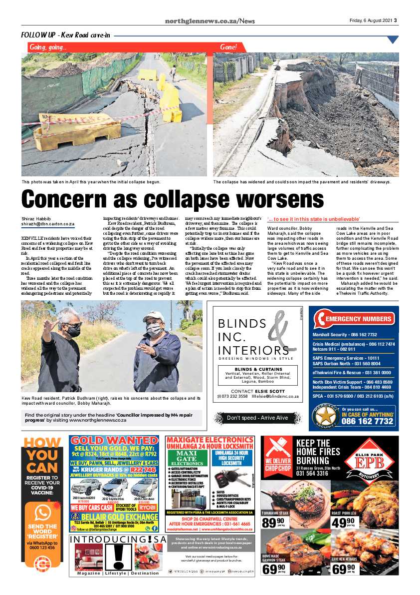 Northglen News 6 August 2021 page 3
