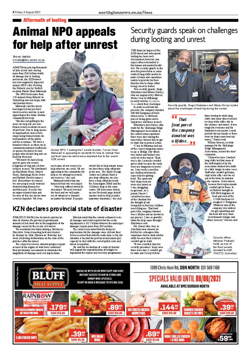 Northglen News 6 August 2021 page 4