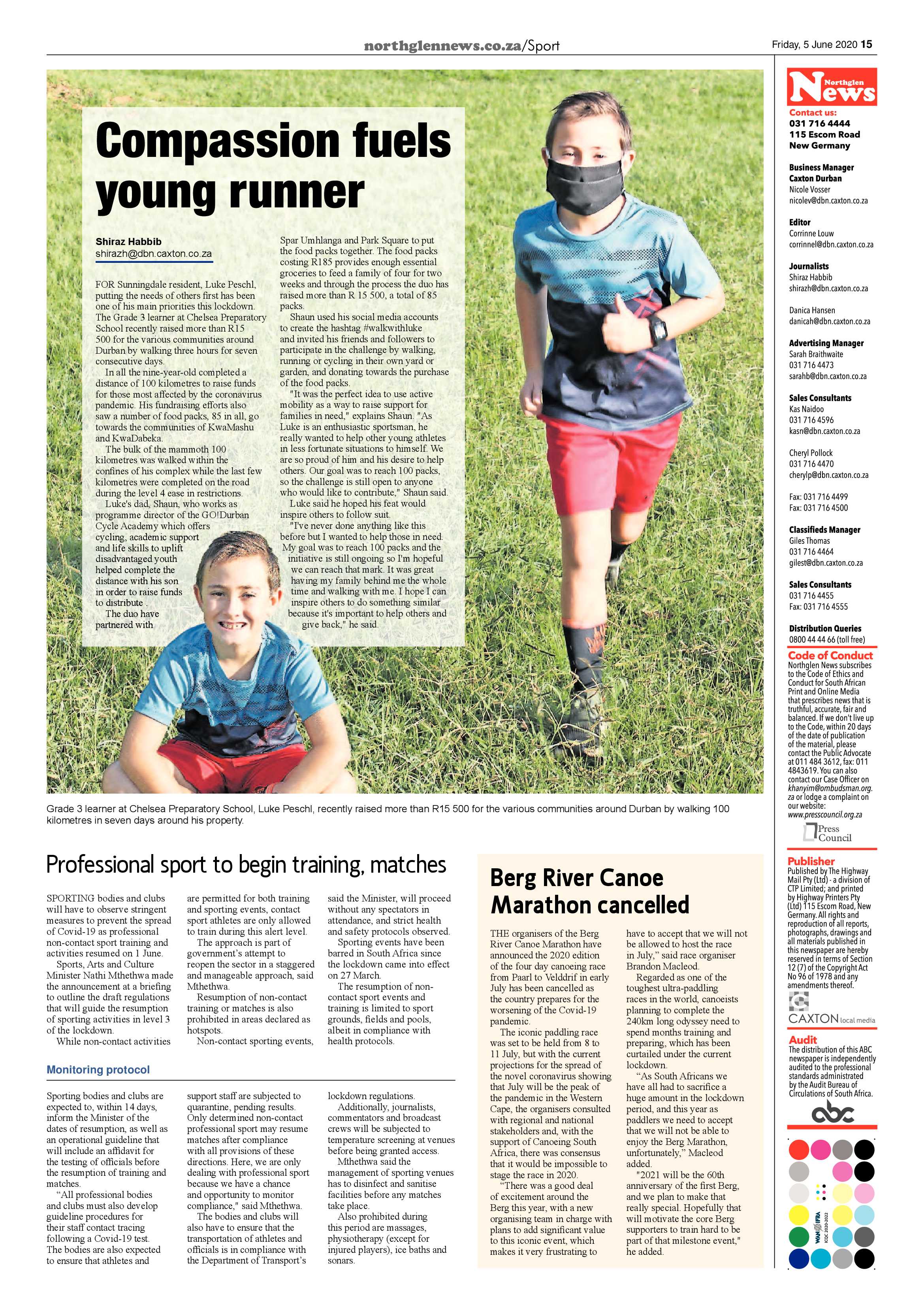 Northglen News 5 June 2020 page 15