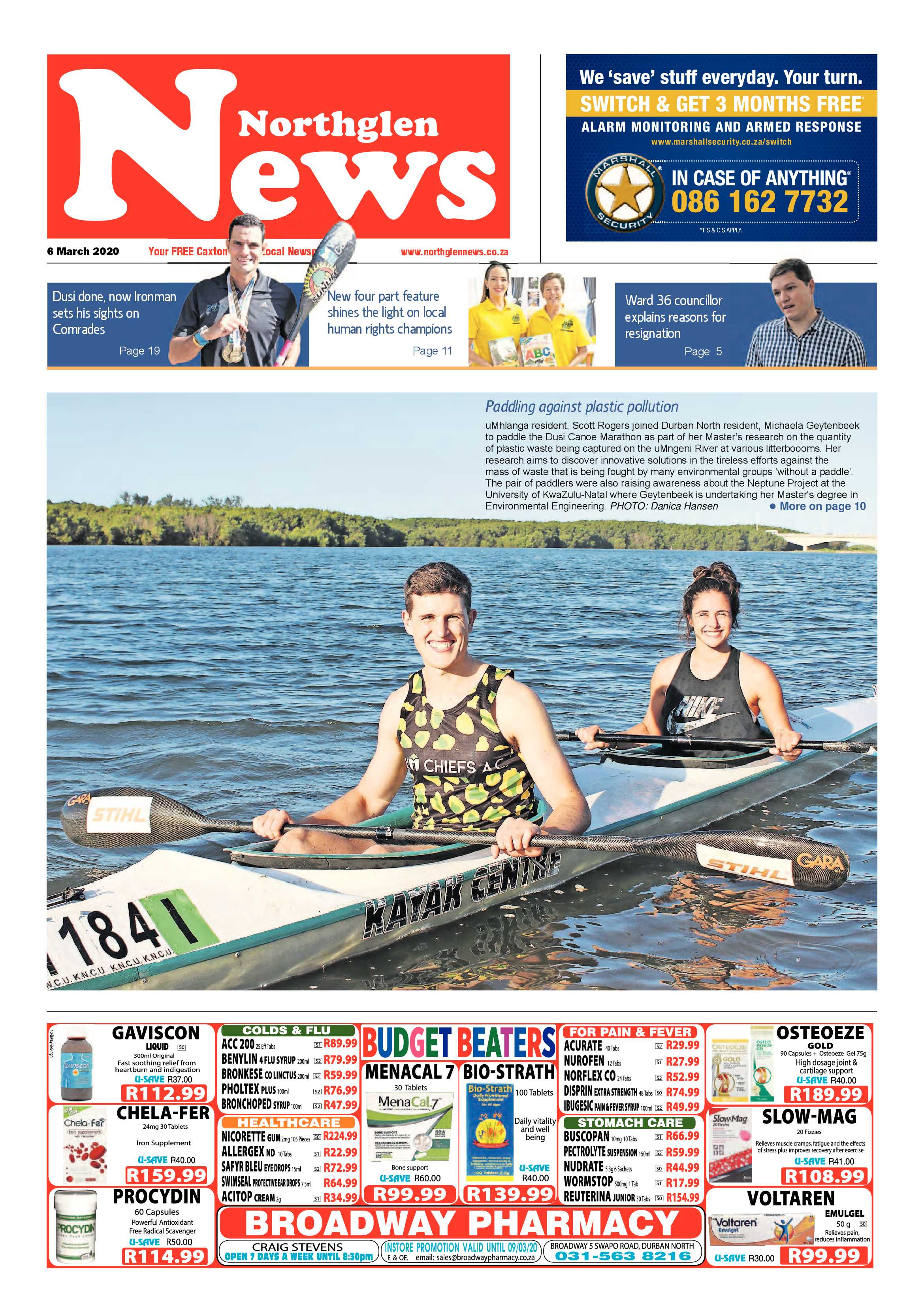 Northglen News 6 March 2020 page 1