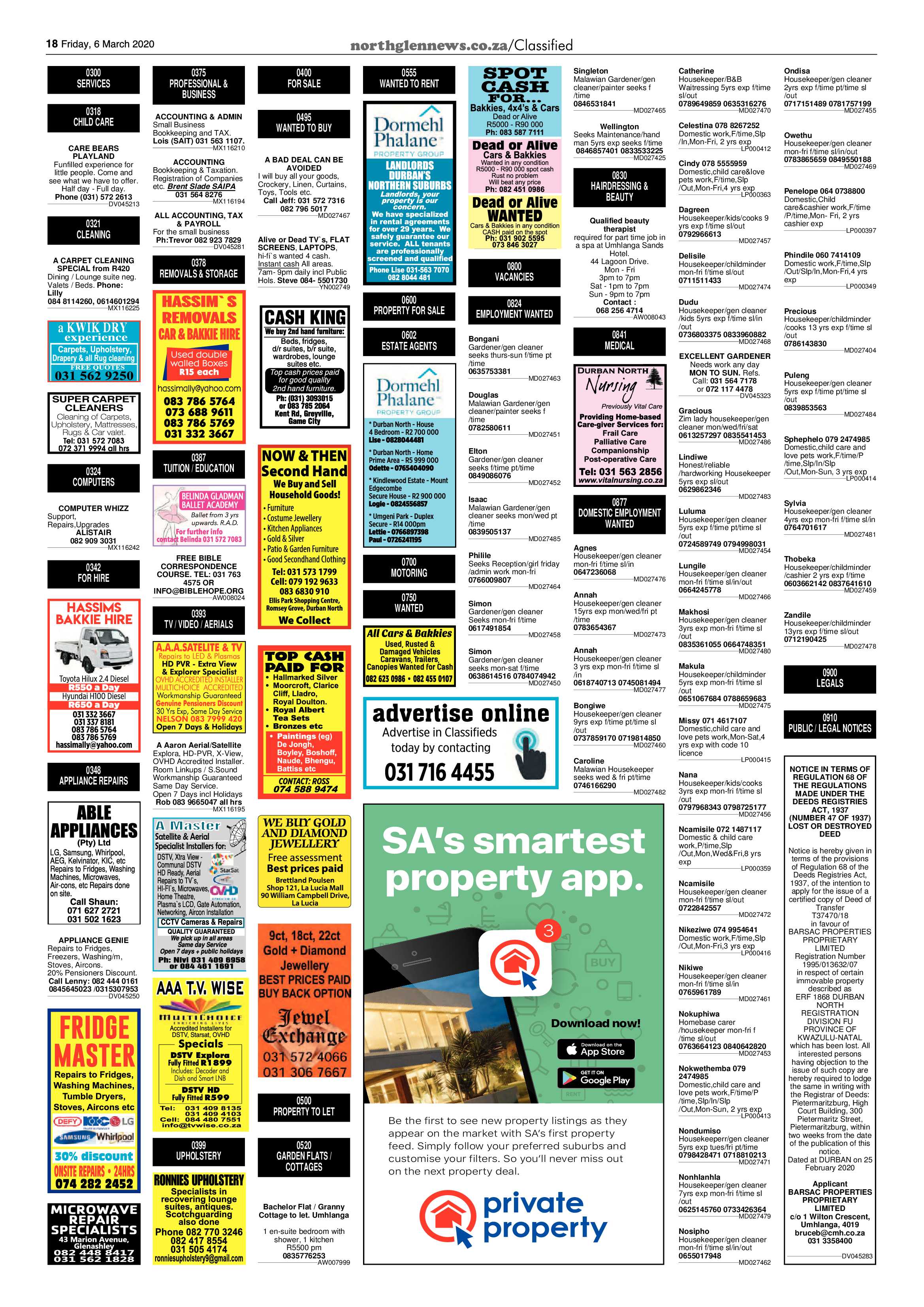 Northglen News 6 March 2020 page 18