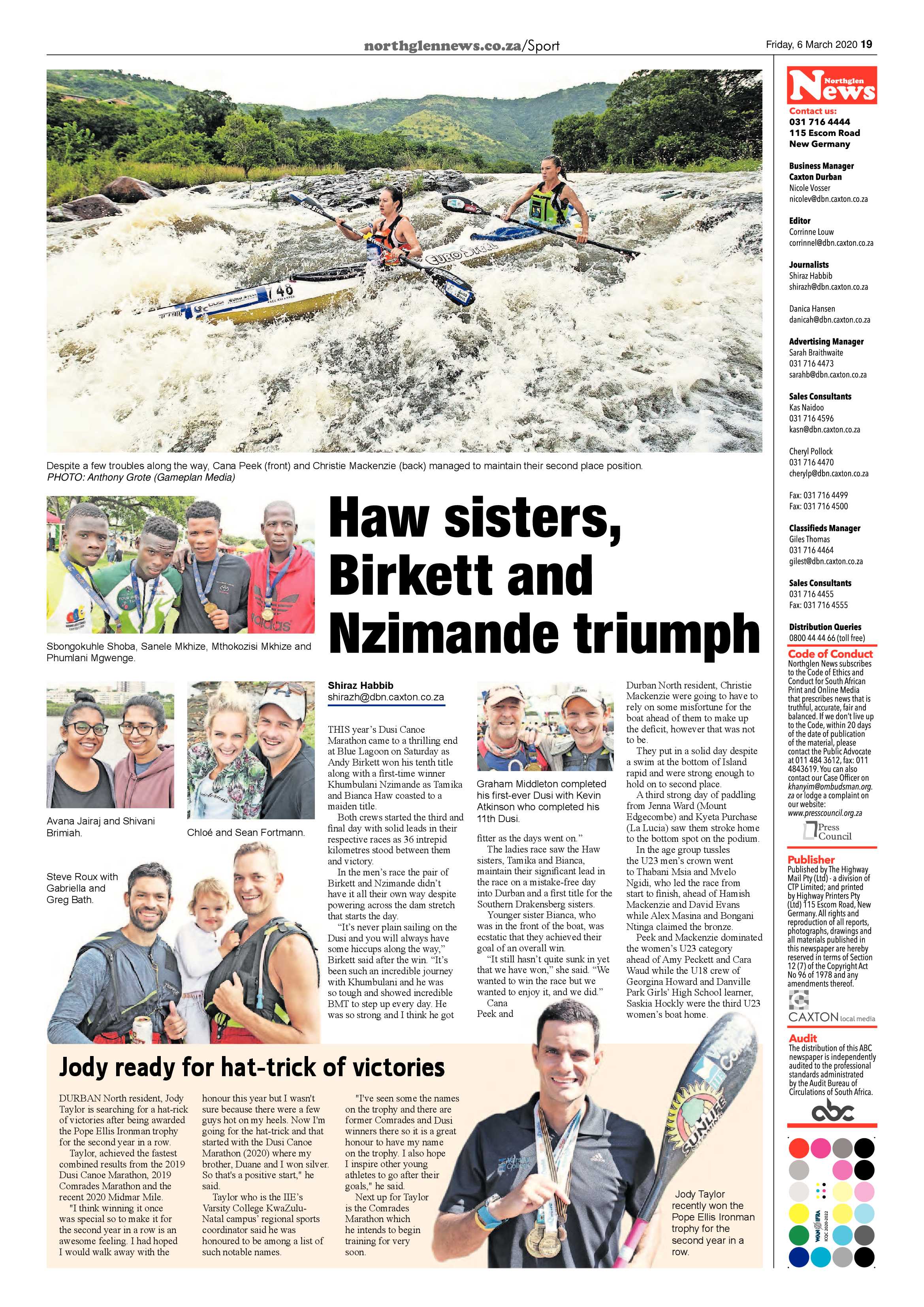 Northglen News 6 March 2020 page 19