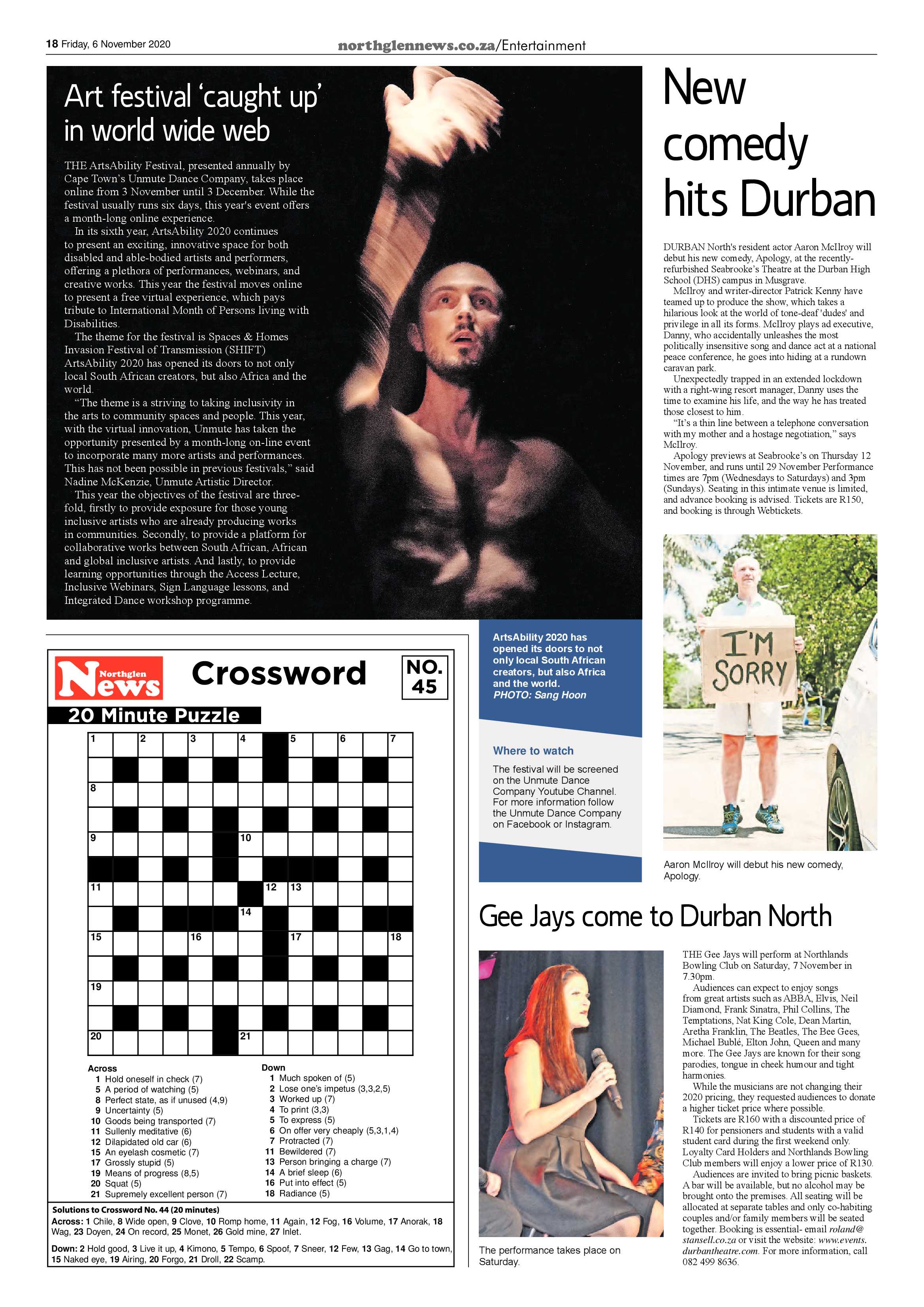 Northglen News 6 November 2020 page 18