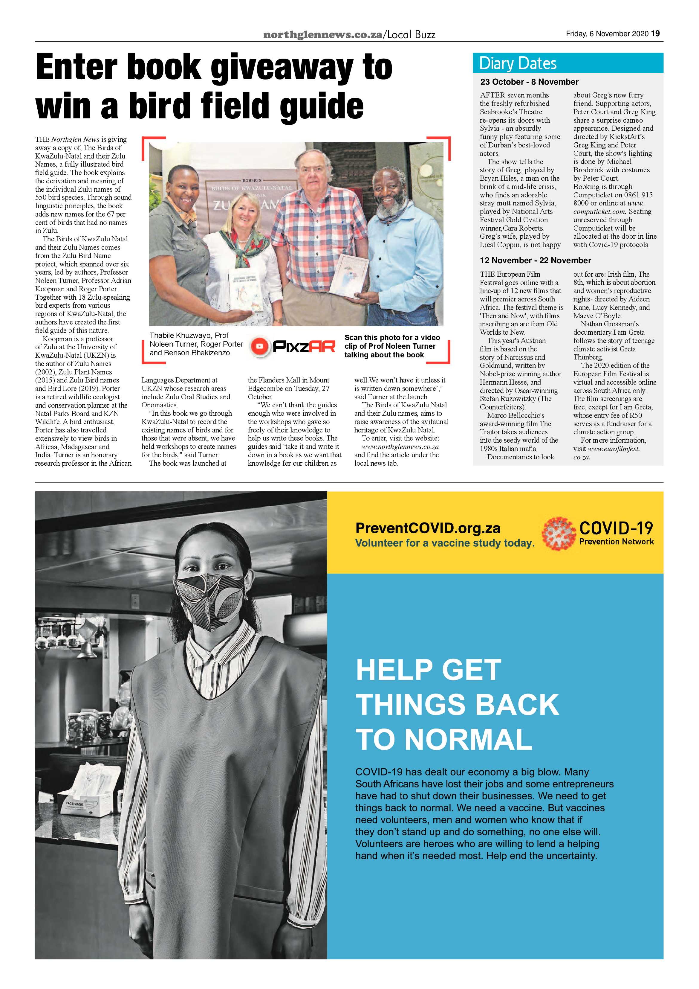 Northglen News 6 November 2020 page 19