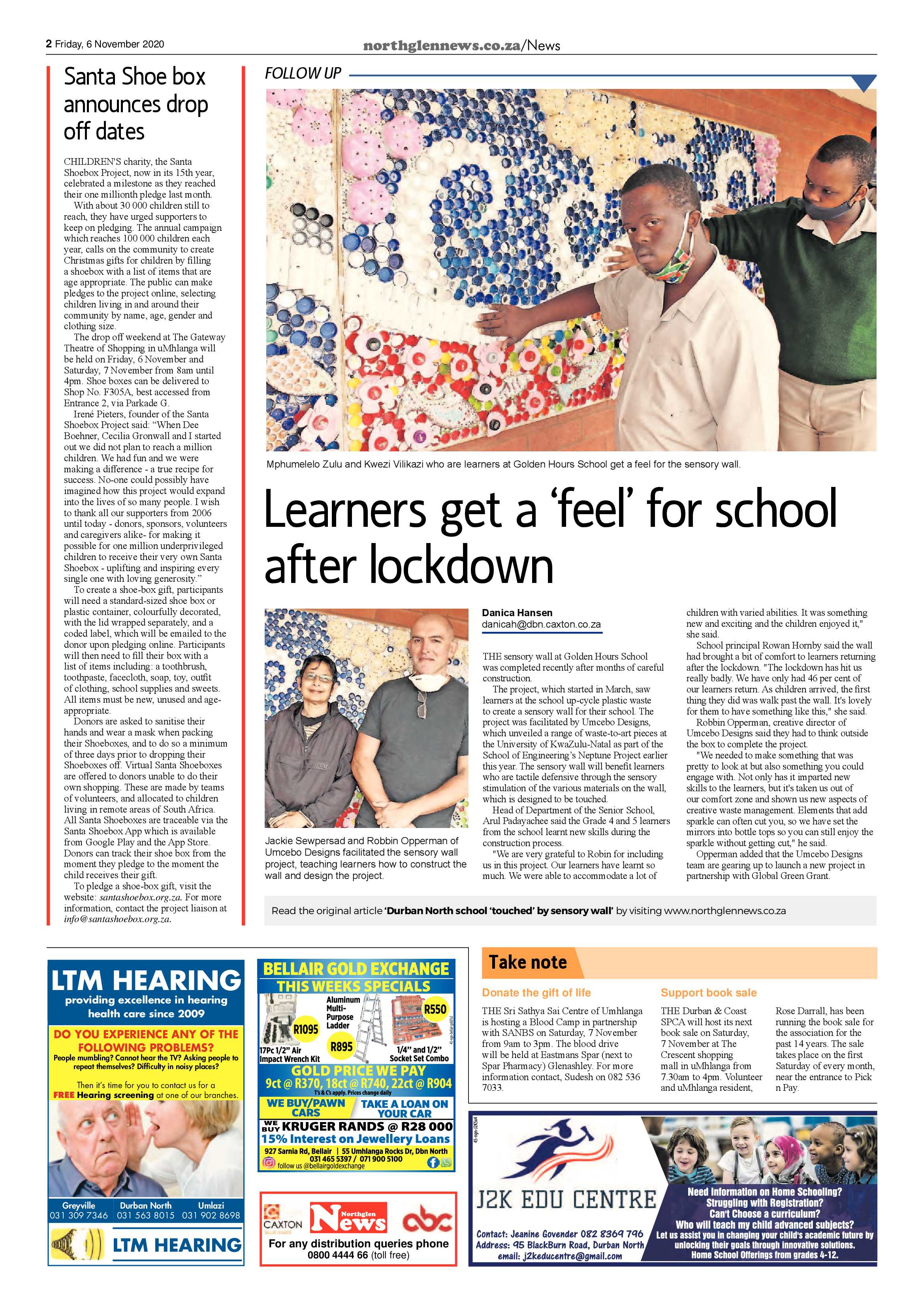 Northglen News 6 November 2020 page 2