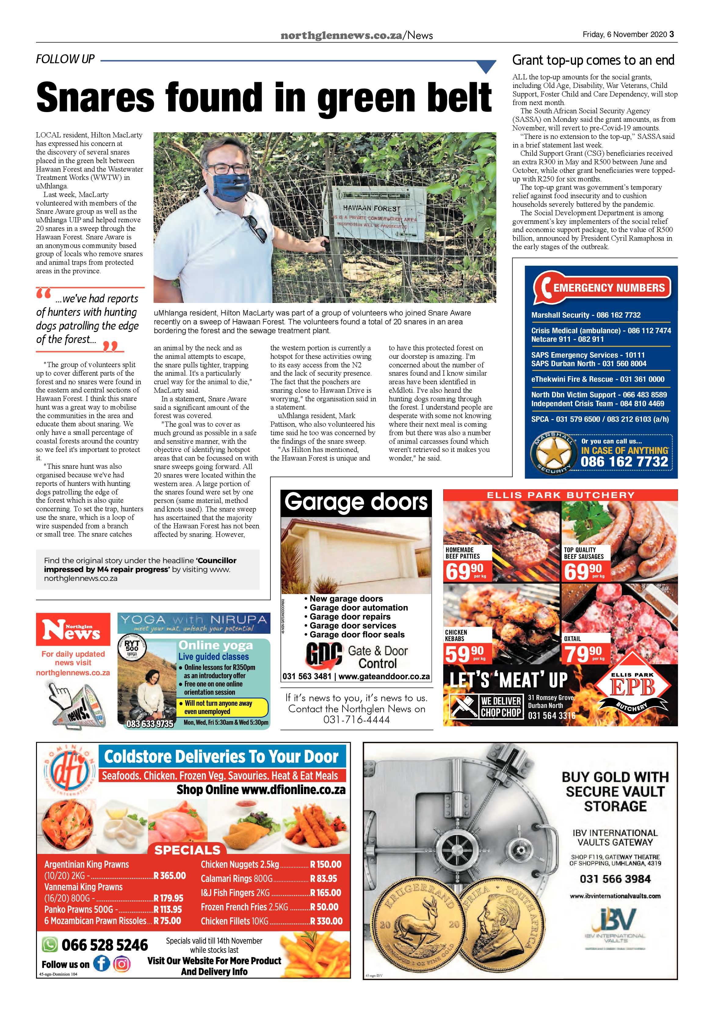Northglen News 6 November 2020 page 3
