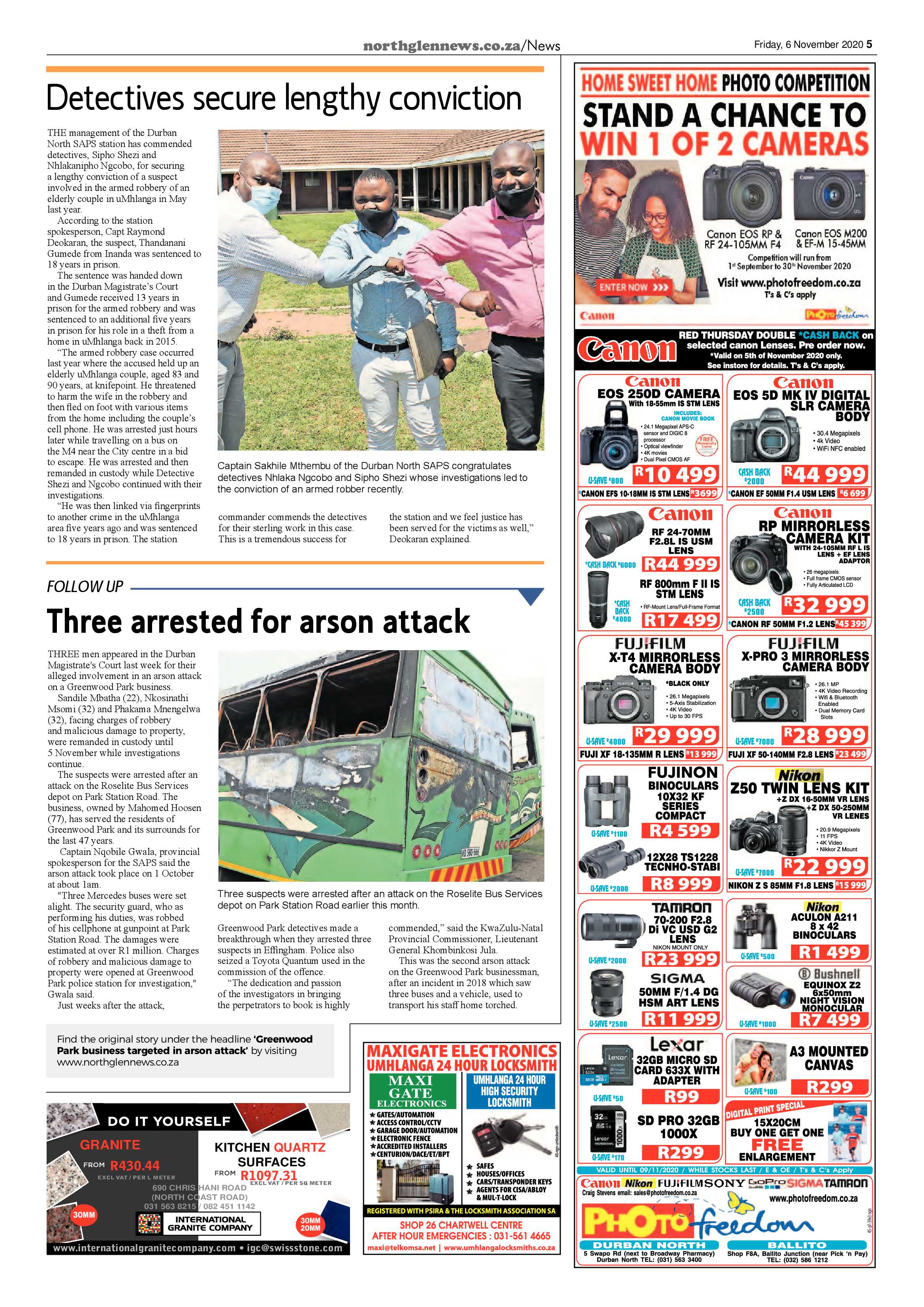 Northglen News 6 November 2020 page 5