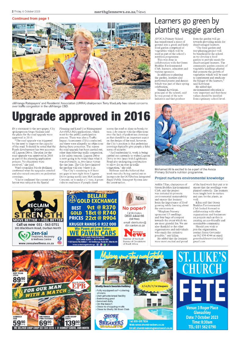 Northglen News 6 October 2023 page 2