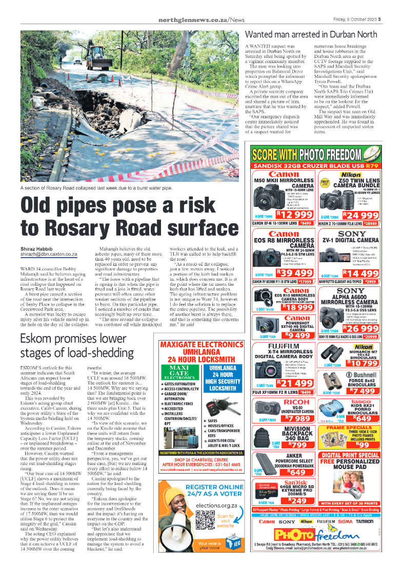 Northglen News 6 October 2023 page 3
