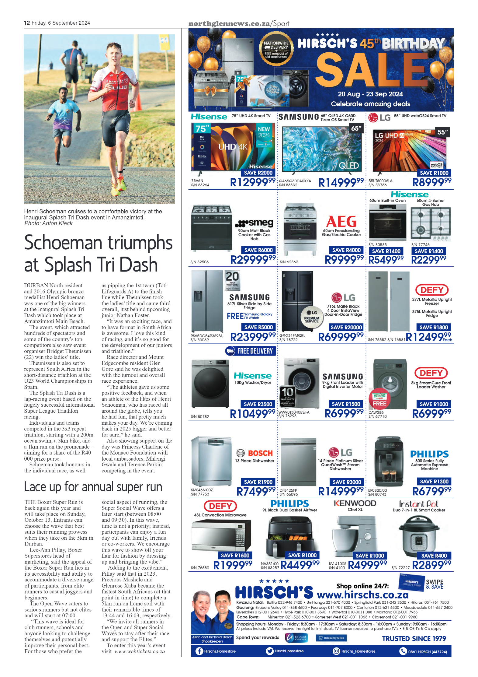 Northglen News 6 September 2024 page 12