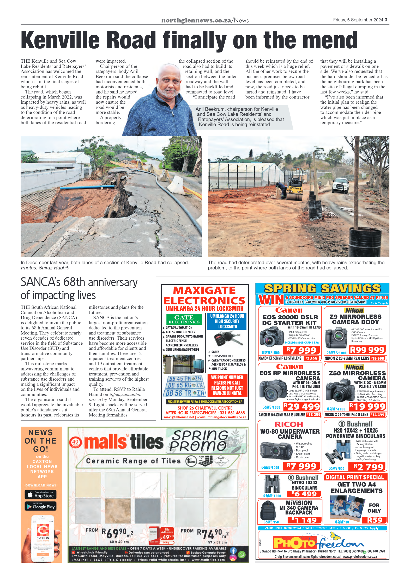 Northglen News 6 September 2024 page 3