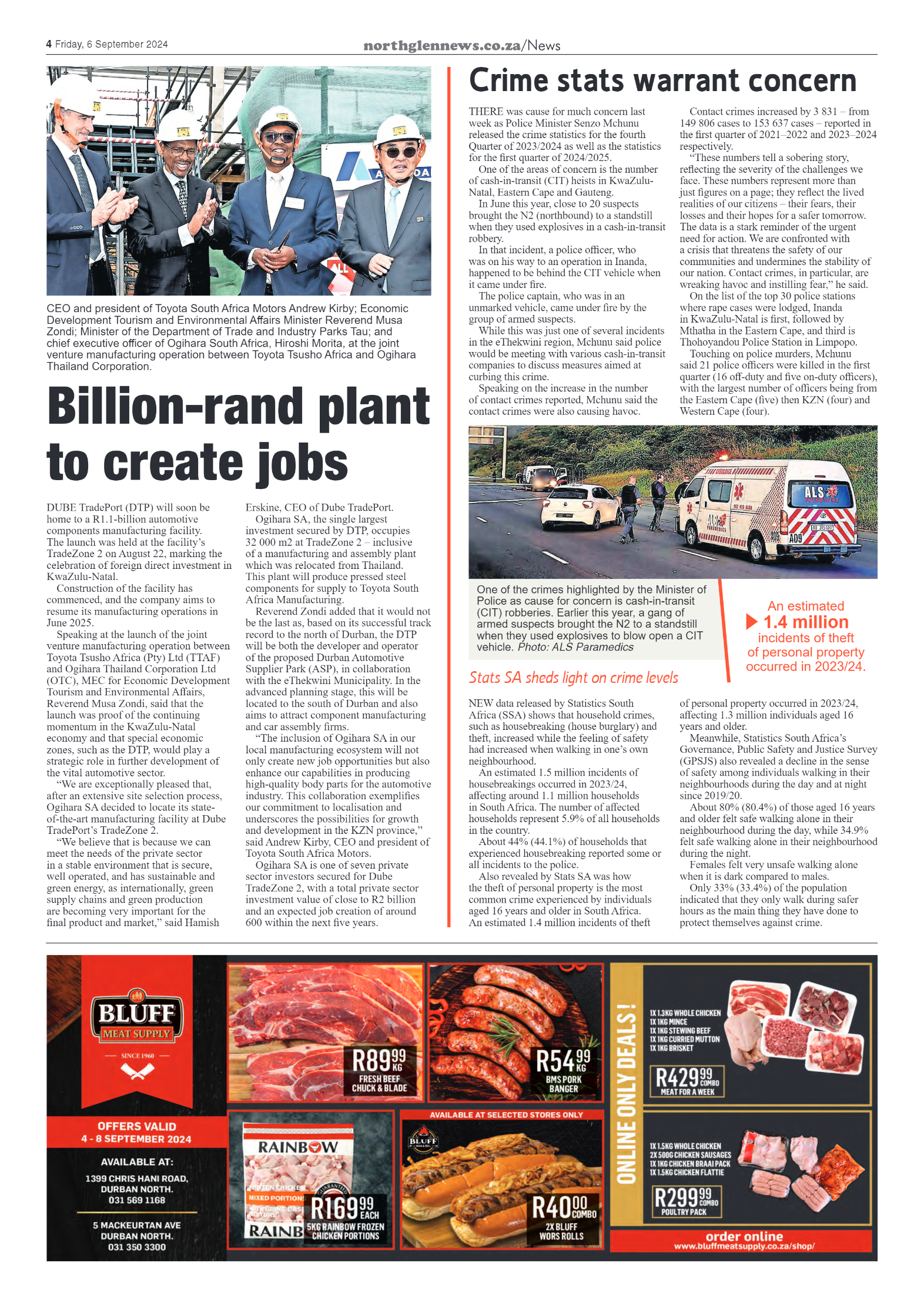 Northglen News 6 September 2024 page 4