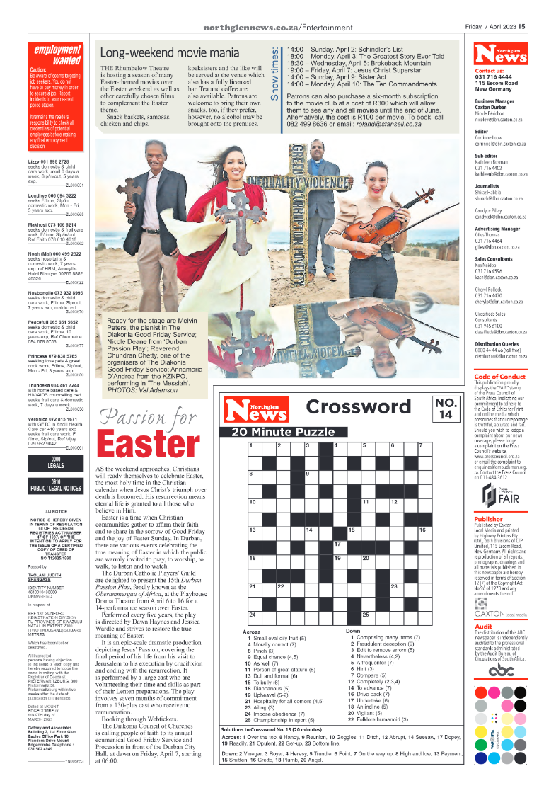 Northglen News 7 April 2023 page 15