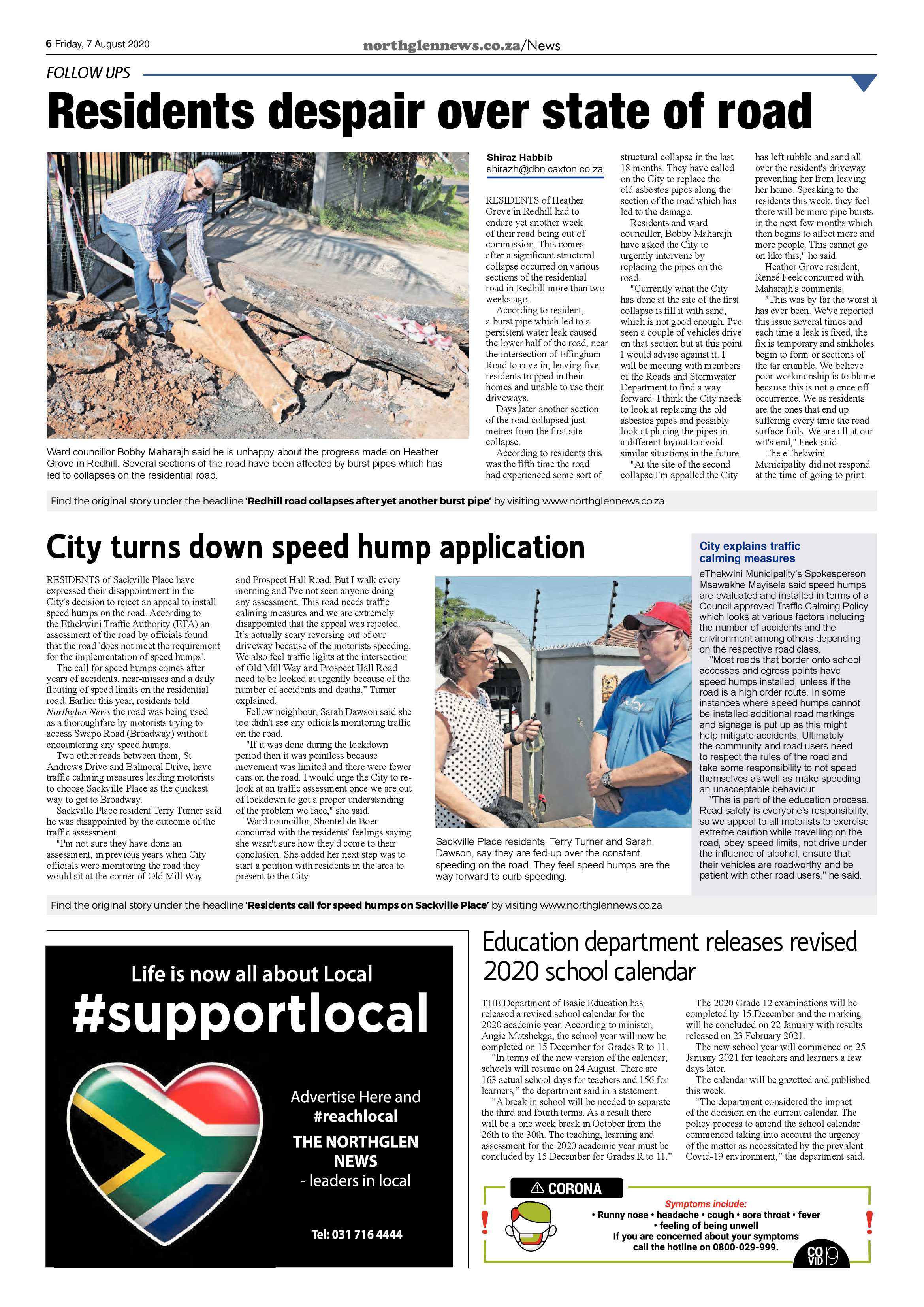 Northglen News 7 August 2020 page 6