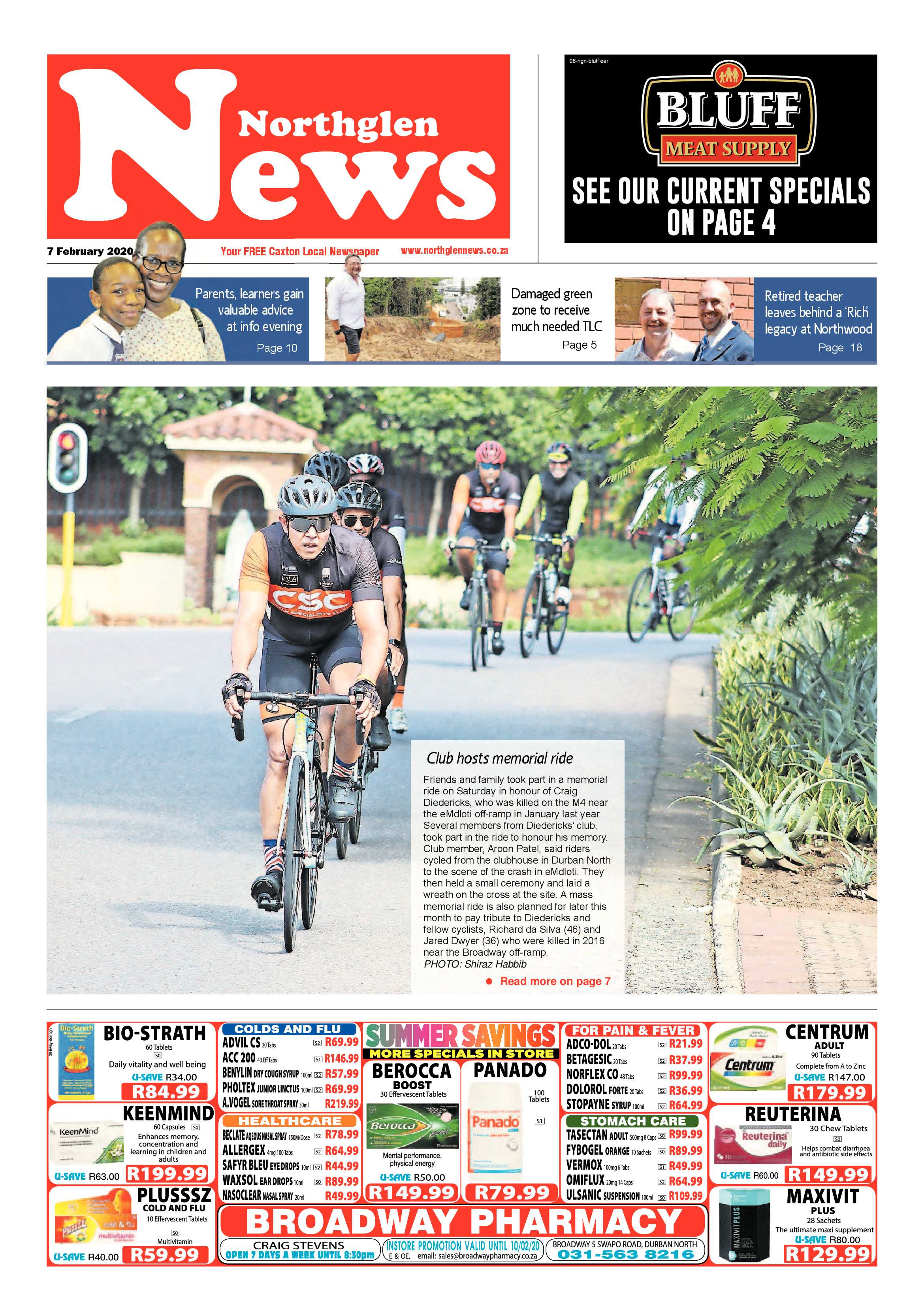 Northglen News 7 February 2020 page 1
