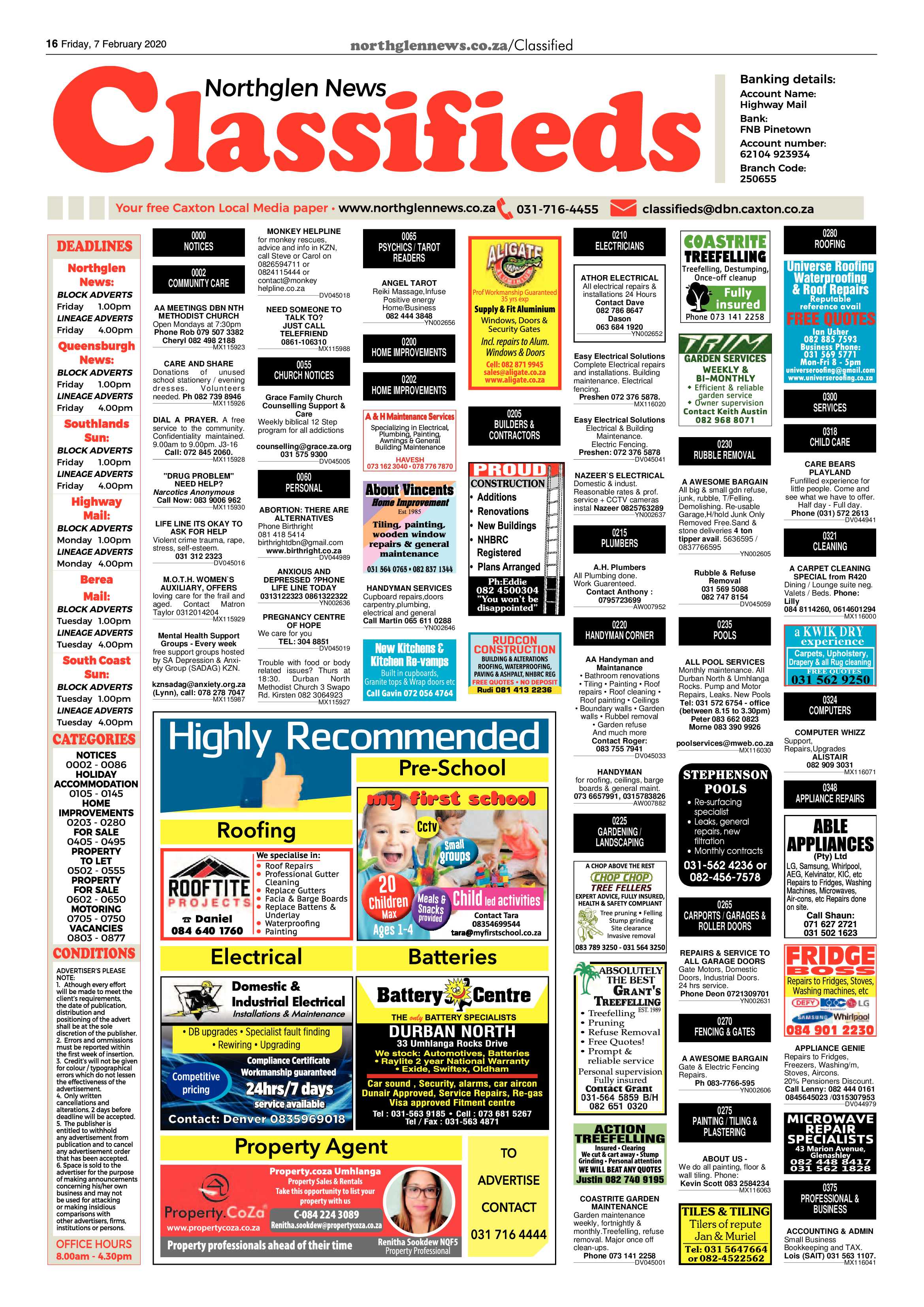 Northglen News 7 February 2020 page 16