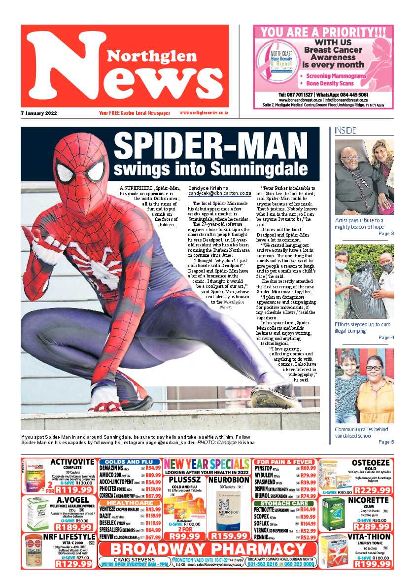 Northglen News 7 January 2022 page 1