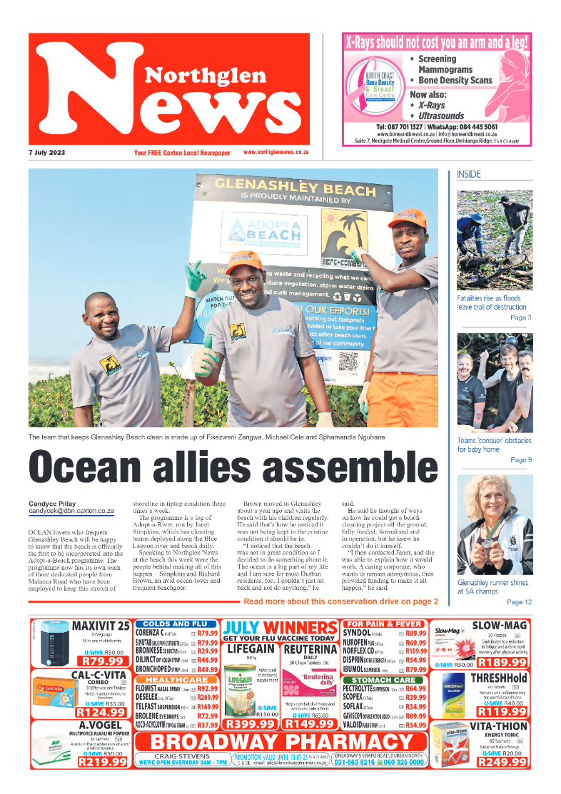 Northglen News 7 July 2023 page 1