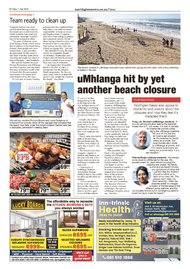 Northglen News 7 July 2023 page 2