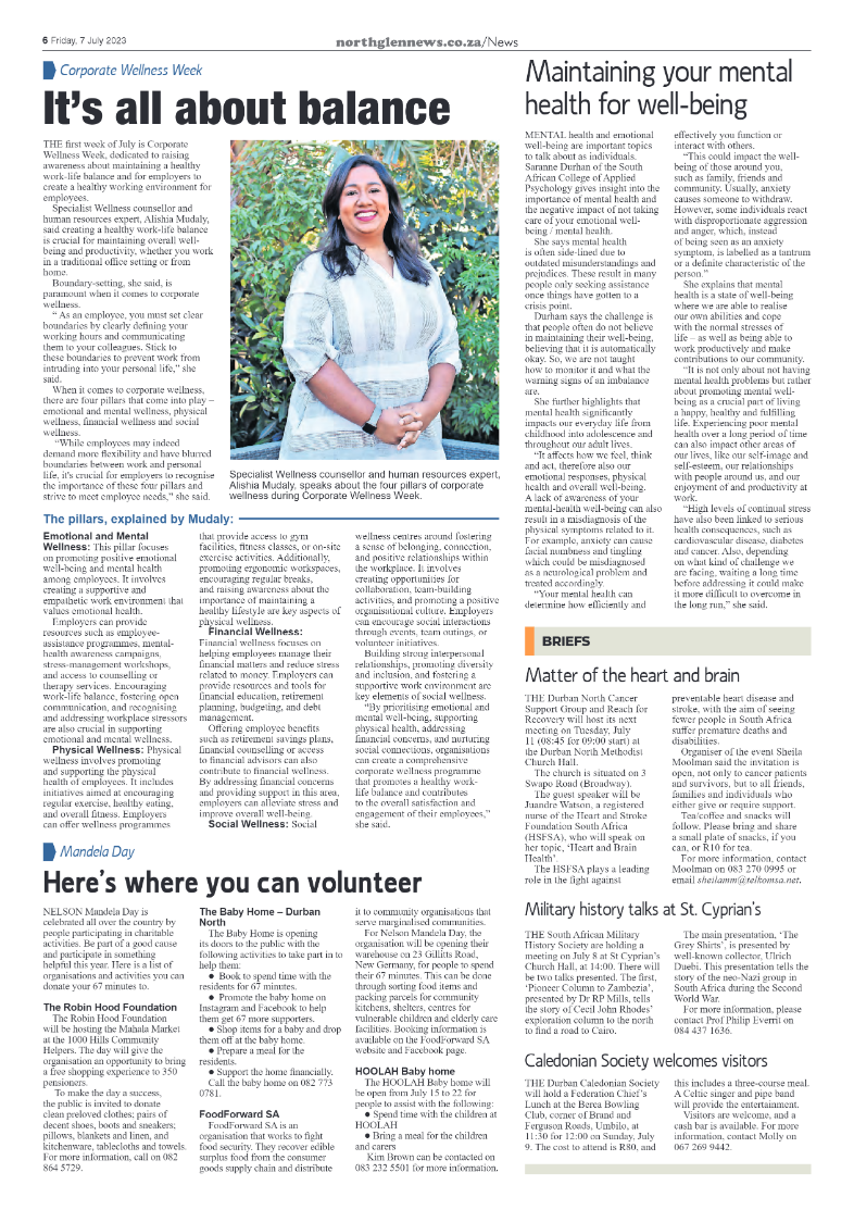 Northglen News 7 July 2023 page 6
