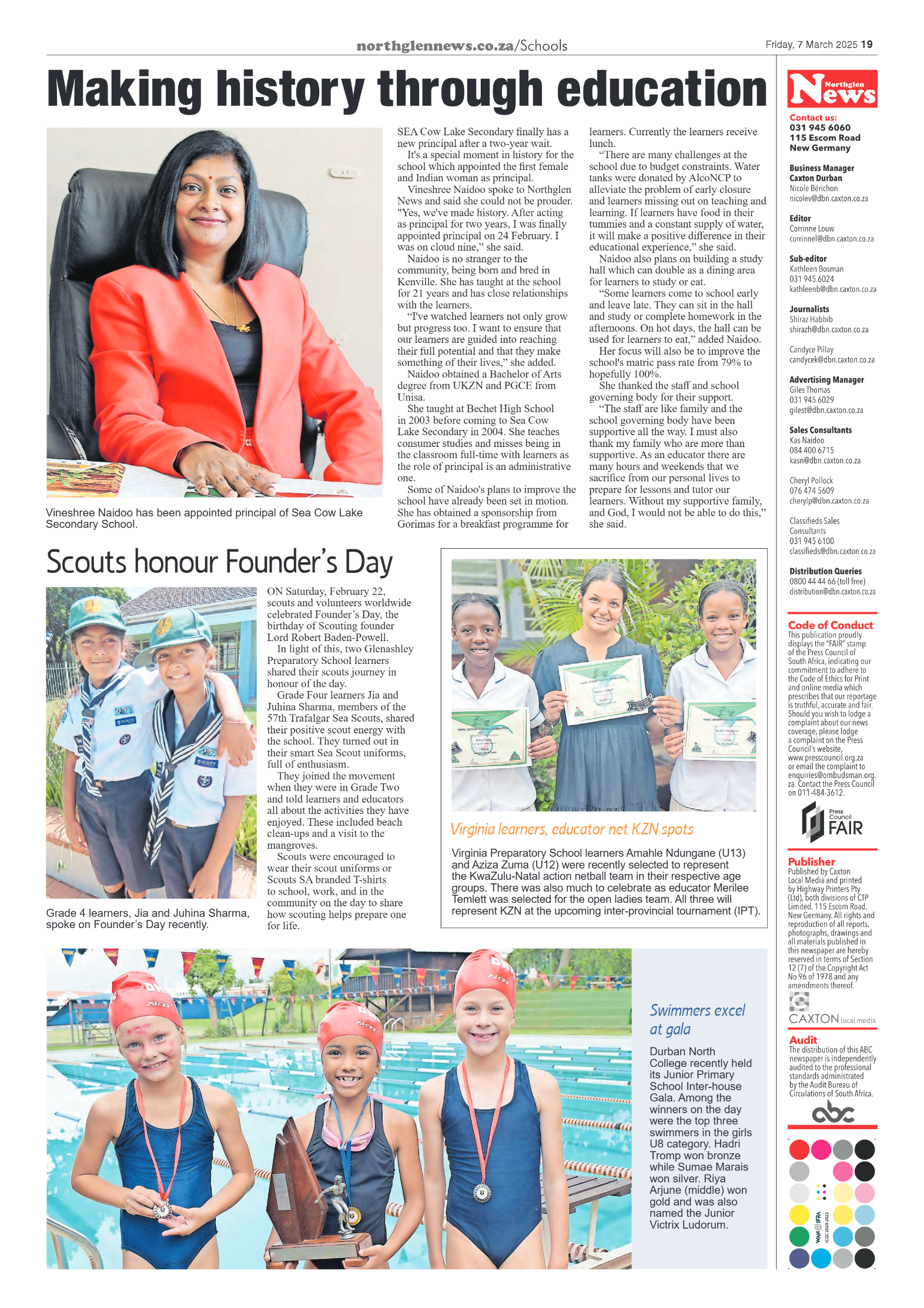Northglen News 07 March 2025 page 19