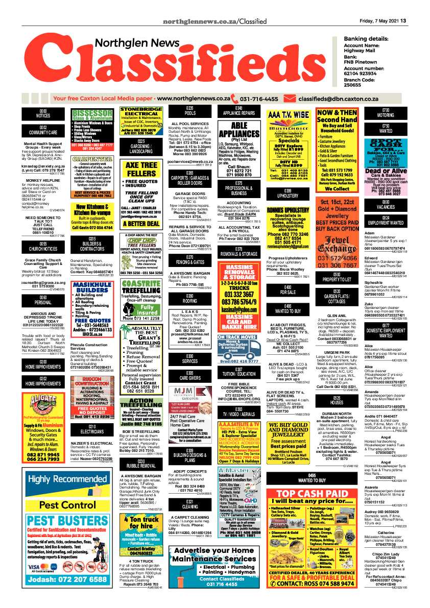 Northglen News 7 May 2021 page 13