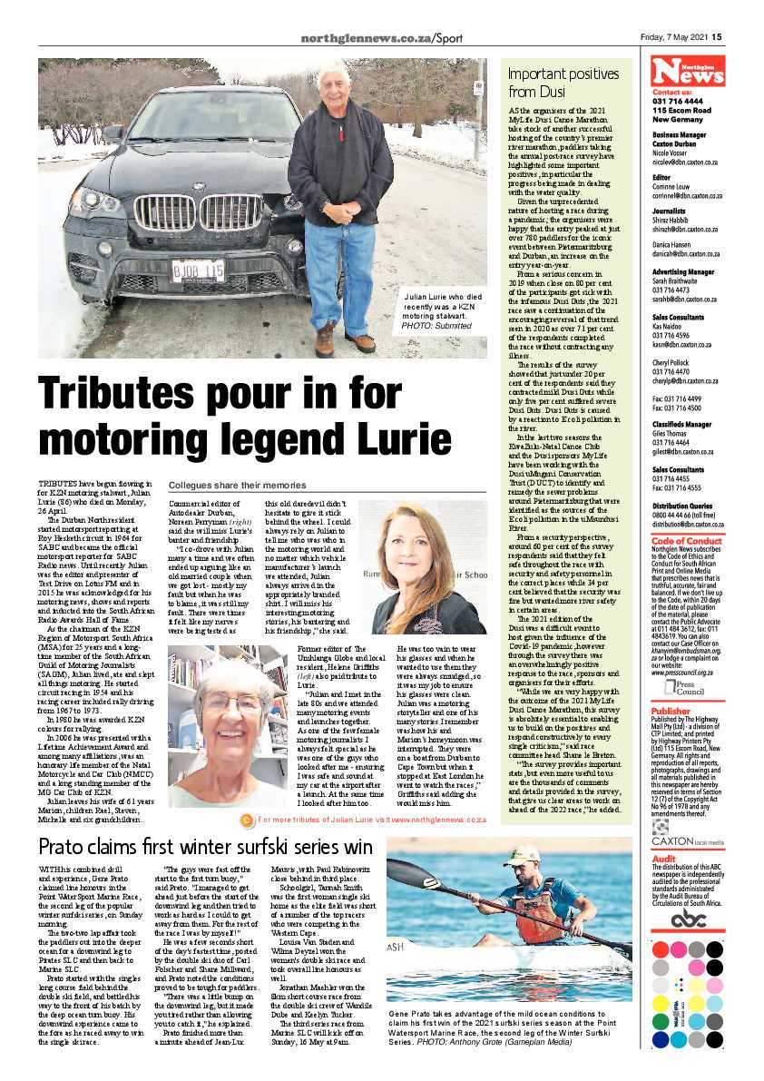 Northglen News 7 May 2021 page 15