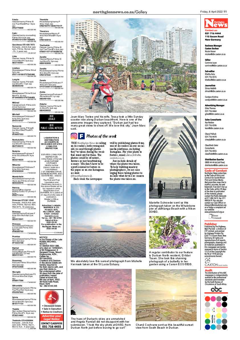 Northglen News 8 April 2022 page 11