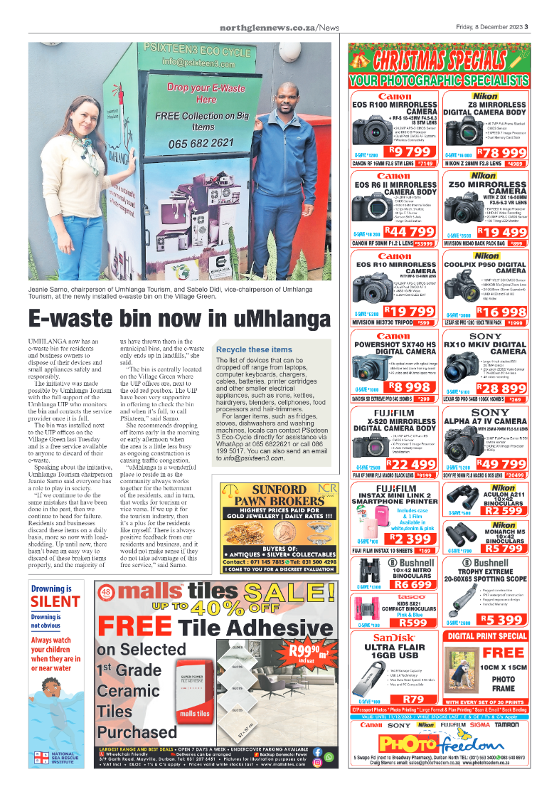 Northglen News 8 December 2023 page 3