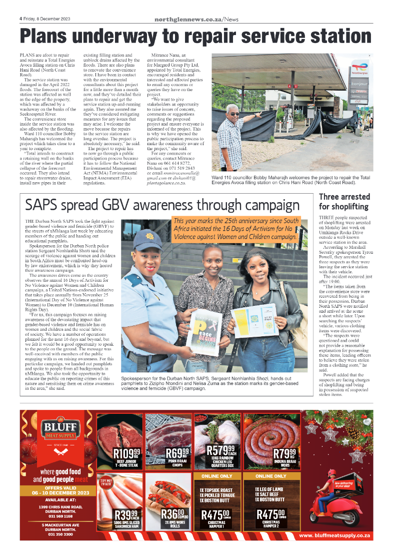 Northglen News 8 December 2023 page 4